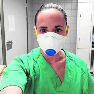 Enfermera segoviana de 29 años