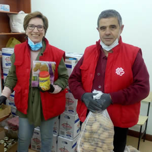 Marcieles Santamaría e Isabelino Perrote