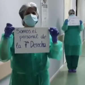 Sanitarios 7ª planta Hospital Clínico de Salamanca