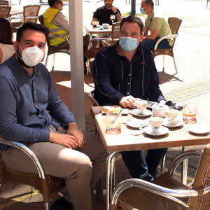 Javier, Miguel y Rubén